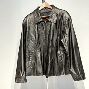 Unisex genuine leather jacket size L/XL